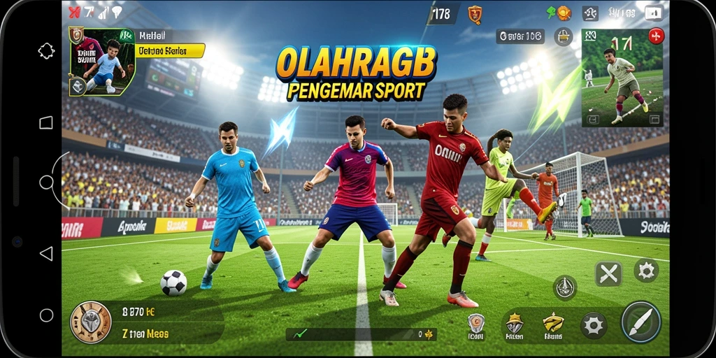 Tampilan gameplay menarik dari game olahraga 3178 yang seru.