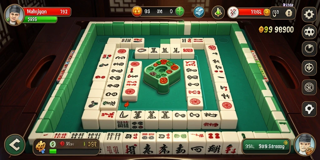 Screenshot gameplay 99SL menampilkan pengalaman Mahjong yang mendebarkan.