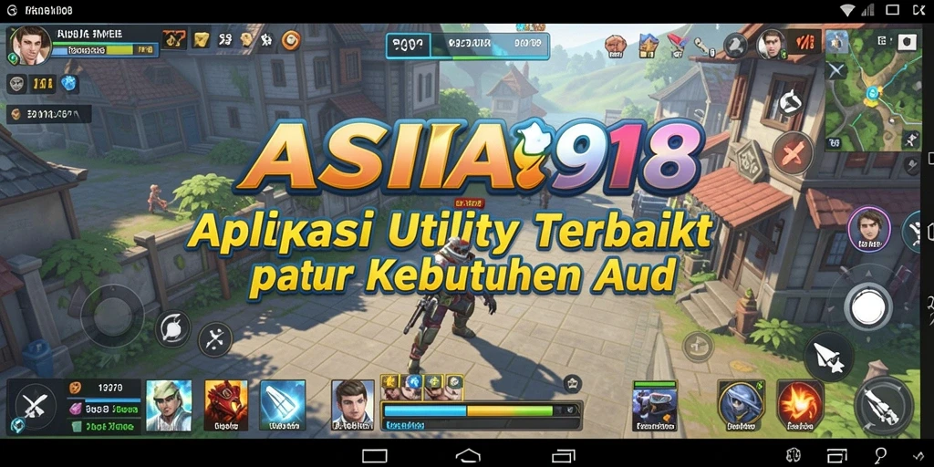 Tangkapan layar utama menunjukkan antarmuka ramah pengguna ASIA918.
