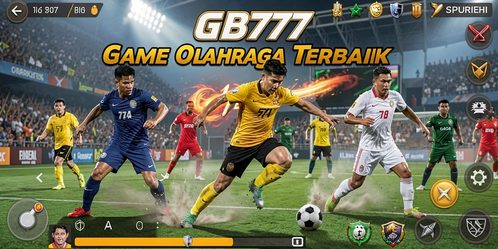 Screenshot gameplay GB777 menampilkan keseruan pertandingan olahraga.