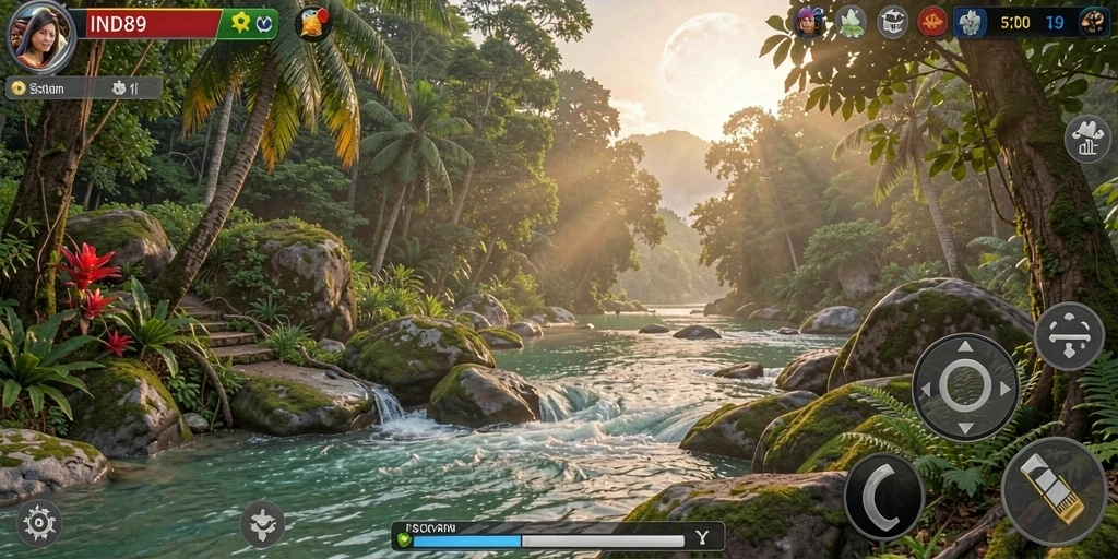 Screenshot utama IND89 menampilkan momen seru dalam permainan Casual.