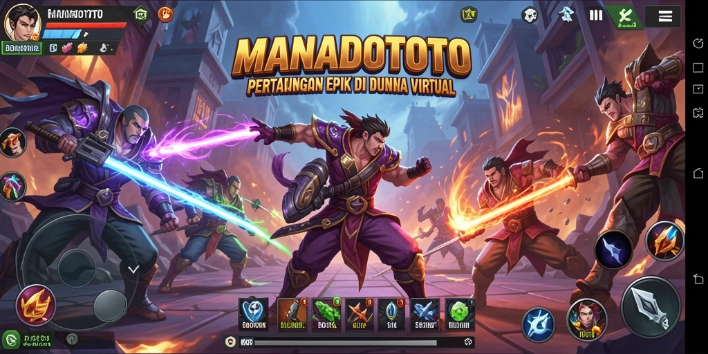 Tangkapan layar dari gameplay mendebarkan MANADOTOTO.