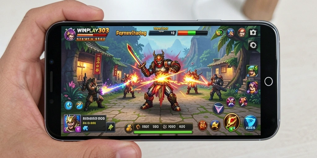 Tampilan gameplay yang menegangkan dan strategis dari WINPLAY303.